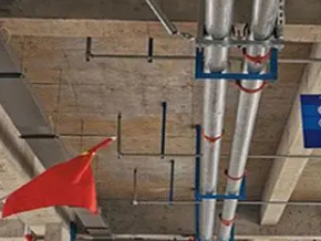 应县管廊支架的安装方法
